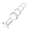 SXOVO Glas Masturbation Perlen Anal Plug Dildo Erotik Wichsen Buttplug Massieren erwachsenen Sex Toy für Mann und Frau (Clear) #1
