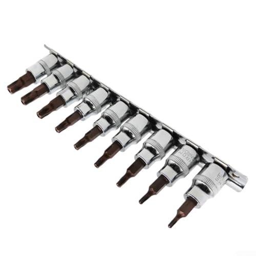 Ein unverzichtbares Werkzeug, umfassendes 9-teiliges Torx-Adapter-Set, entwickelt, um Ihre Bedürfnisse effizient zu erfüllen