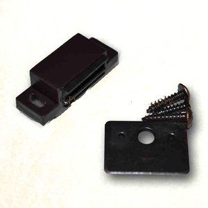Standard Shutter Magnet or Catch - Brown - Pull Force (up to 13#)- 2 Pack - Free Shipping