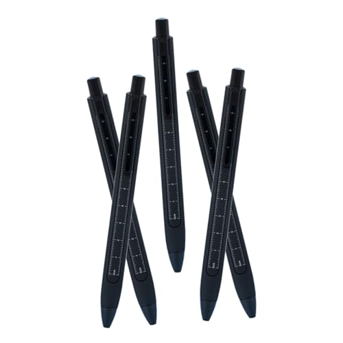 Bolígrafos Gel Multipropósito Set 5 Unidades Tinta Negra