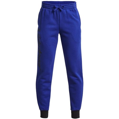Boys' UA Rival Fleece Script Joggers
