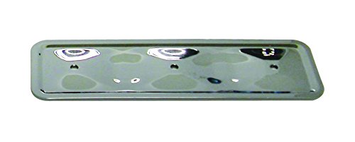 1962-74 CHEVY 194-230-250-292 STRAIGHT/INLINE 6 CYLINDER STEEL VALVE COVER SIDE PLATE - CHROME