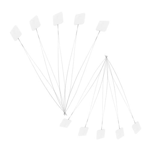 SEWOART 20 Piezas De Enhebrador De Agujas Herramienta Para Enhebrar Agujas Punzón Para Bordar Punto De Cruz Enhebrador De Hilo Color Blanco