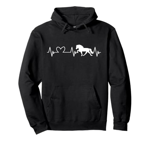 Tölt Herzschlag Islandpferd Evolution Pferd Isländer Pferde Pullover Hoodie