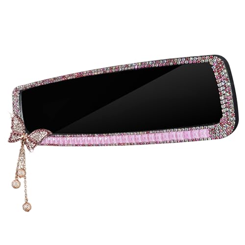 Couverture de rétroviseur en strass pour masquer un miroir usé et embellir votre voiture