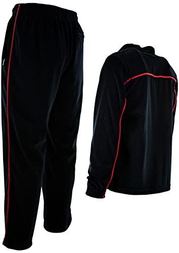 ChoiceApparel Mens Velour Tracksuit with Zippered Pockets4