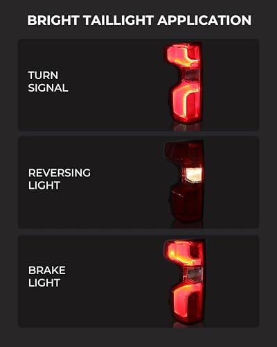 Image of LED Tail Lights For 2019-2026 Chevy Silverado Left GM2800311 84678149 | 2019-2026 Silverado 1500 RST /LT Trail Boss /LTZ /High Country /ZR2 2020-2023 Silverado 2500HD /3500HD High Country /LTZ