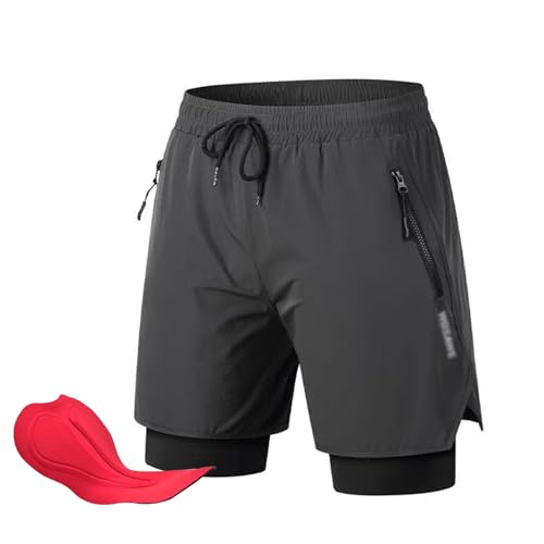 Shorts ciclismo hombre MTB gris talla Small miniatura 1