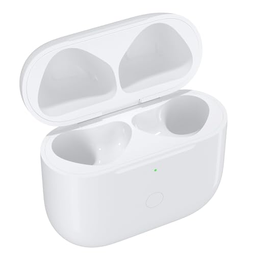 Image of Wireless Charging Case Replacement Compatible with AirPods 4th Generation, AirPods 4 Charging Replacement Case with Bluetooth Pairing Sync Button, No Earbuds(Only USB -C Port)