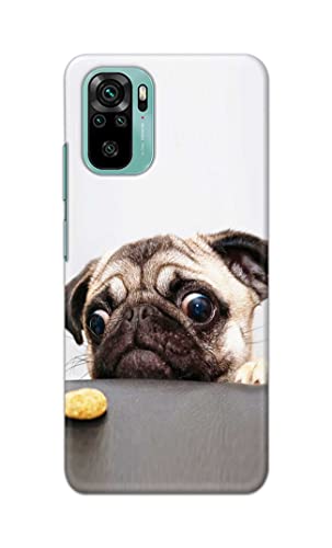 Image of PRINTFIDAA� Printed Hard Back Cover Case for Mi Redmi Note 11 SE Back Cover (Pug Dog) -2808