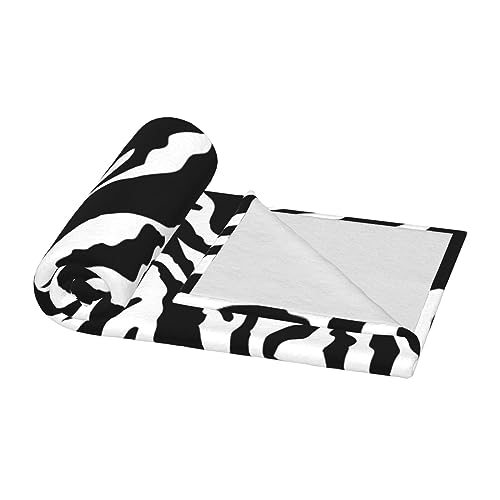 Tuieomse SWNGOAQ6NG-549494026 Zebra Stripes Sherpa Blanket Throw Safari Animals Blankets For Couch & Bed thumb #4