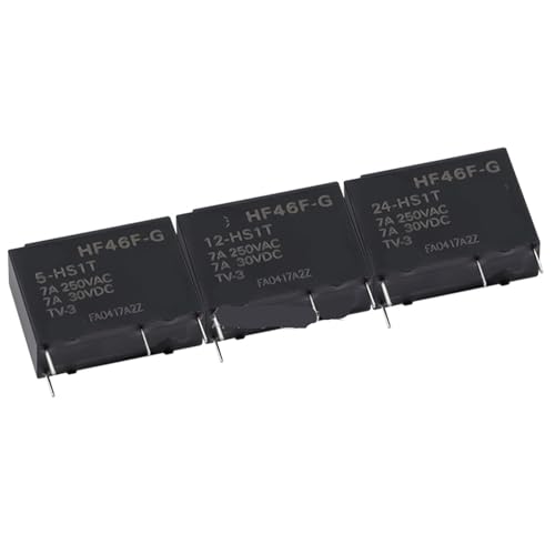 Relais HF46F-G pour carte domotique et automatisme 24V 7A monophasé
