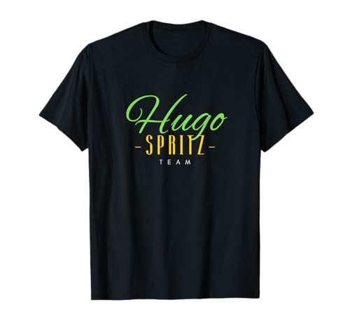 Hugo Spritz Team Elderberry Summer Sparkling Prosecco Cocktail T-Shirt