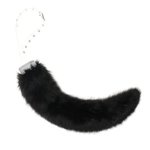 Queue de renard cosplay électrique fausse fourrure pour déguisement chat