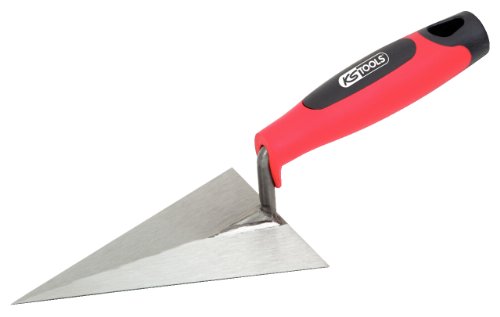 KS Tools 144.0235 Truelle triangulaire lame acier manche bi-composant 160 mm -