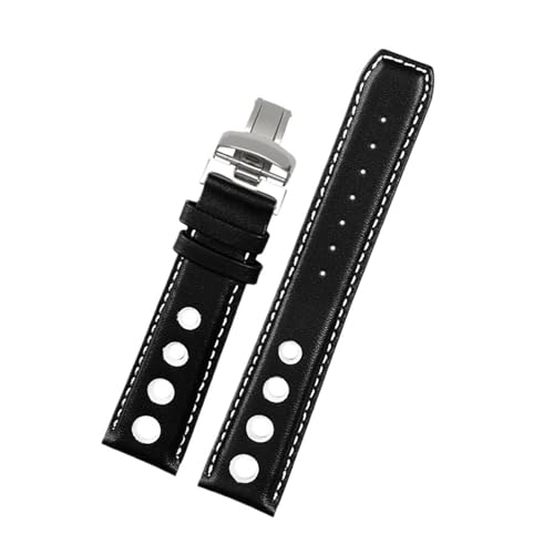 �_�炩�����v�X�g���b�v�ƃe�B�\ PRS516 ���[�V���O�V���[�Y T044/T091 20 �~�����[�g���܂肽���݃N���X�v�X�|�[�c���v�o���h�h��(Black White,20mm silver clasp)