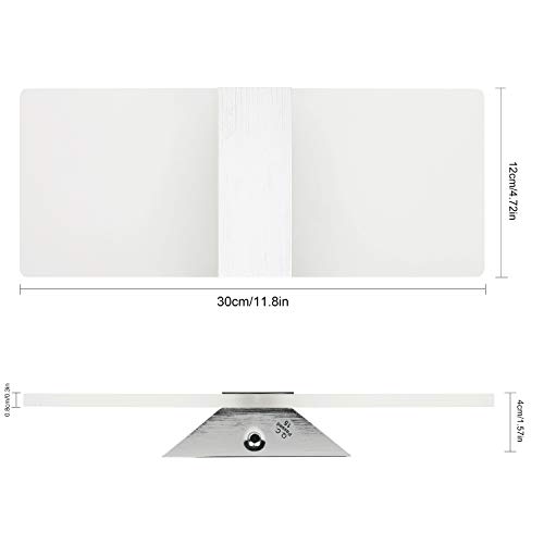 Led Wall Sconce Modern Wall Light Lamps 12W Cool White 6000K Up And Down Indoor Acrylic Lighting Fixture For Living Room Bedroom Hallway Conservatory Home Room Decor Not Dimmable No Plug(3 Pack) #TOP7