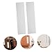 Angoily 1set Door Kick Plate Metal Protector for Bottom of to Install Wainscoting Accessory for Installation Tools