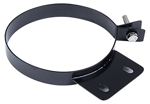 Pypes Performance Exhaust HSC008B Exhaust Clamp, Stack Clamp, 8 in Diameter, Stainless, Black, Each