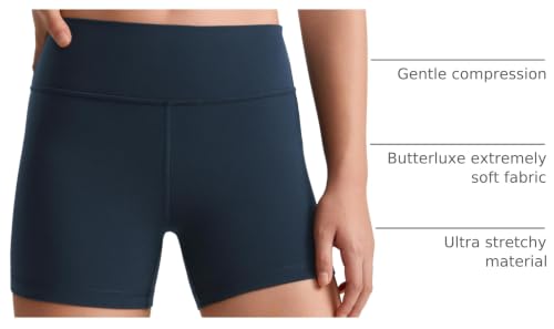 Image of CRZ YOGA Girls Butterluxe Biker Shorts | Extremely Soft, Gentle Compression, Dance, Athletic, High Waisted, for Teen