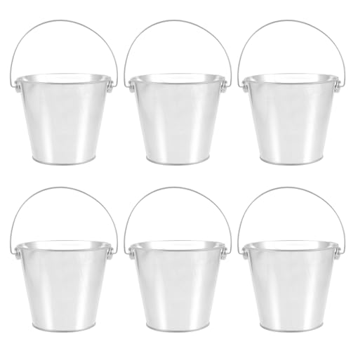Kichvoe �H�i�ۑ��o�P�c �~�j�t�[�h�z���_�[ 6�Z�b�g �V���o�[ �u���L�� 8×10.5×12cm �@�ׂȃL�����f�B�o�P�c �X�i�b�N��A�C�X�̕ۑ��ɍœK �z�[����o�[�̎g�p�ɕ֗�