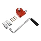 Yardwe GewäChshaus Handkurbel, Einstellbare Rollgeschwindigkeit, Aluminiumlegierung, StabilitäT Einstellbare, VollstäNdigem ZubehöRset FüR Landwirtschaftliche GewäChshäUser Und Garten