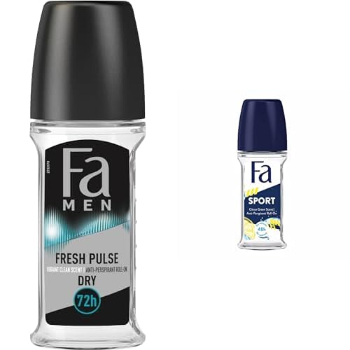 Fa Seti | Men Fresh Pulse Roll-On 50 ml Erkek 1 Adet x1 + Sport Erkek Roll-On 50 ml Turunçgil Aromalı 1 Adet x1