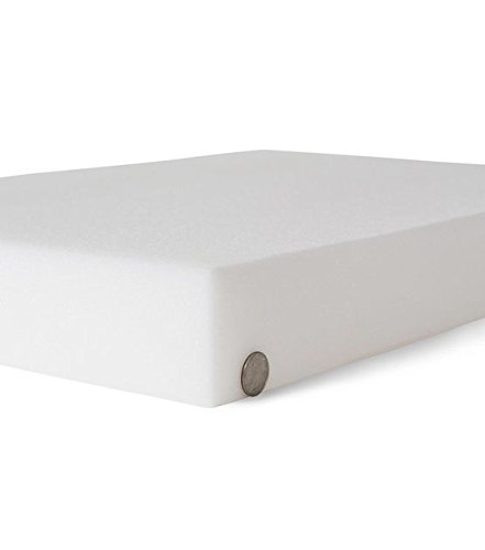 IZO All Supply 2\"x22\"x20\" Upholstery Foam Cushion High Density, Chair Cushion Square Foam for Dinning Chairs, Wheelchair Seat Cushion Replacement