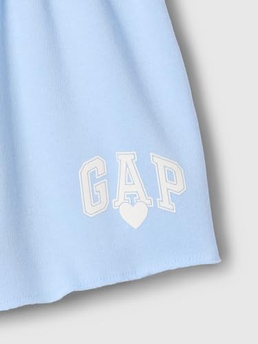 Image of Gap Girls' Raw Hem Logo Shirt