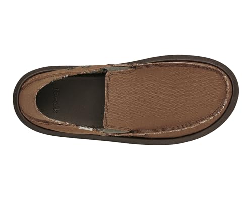 Image of Sanuk Mens Hemp Sidewalk Surfer | High Rebound Comfort Footbed | Slip On Shoes for Men | Men's Slip-on Loafers