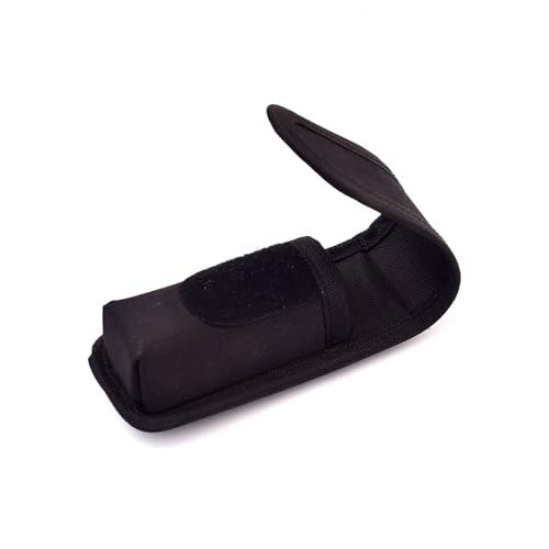 Flap Pepper Spray Holster for MK4 Canister/oc//Nylon Pepper Spray Molded Hard Holster/for 3.00ozs/3.3ozs/3.9 ozs/4.4ozs/Pouch Hidden snap Black