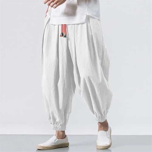 Zadaos Men Harem Pants Casual Loose Sweatpants Japanese Kimono Jogger Pants Streetwear Trousers3