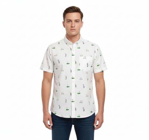 Image of Molokai Surf Button Down Slim Fit Hawaiian Short Sleeve Shirts