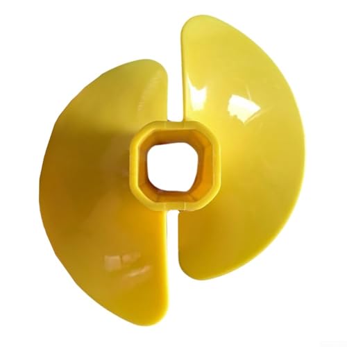 8 pulgadas para herramienta de pesca en hielo Nylon Auger Bit con funcionalidad de tubo flotante (amarillo)