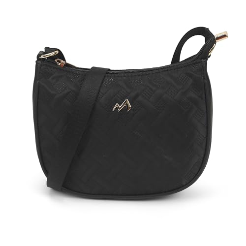 Image of Metro Women Casual Fabric Soft Body Zipper closure Quilted Sling Bag