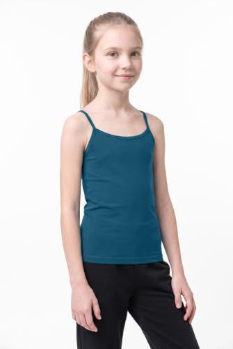 Image of Kurve Girl's Sleeveless Tank Top - Stretch Undershirts Cami Camisole, UV Protective Fabric, Rated UPF 50+ (Made in USA)