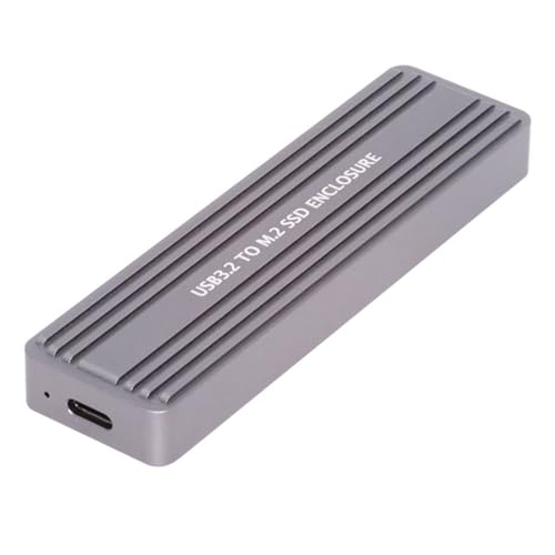 Caja externa USB 3.2 para SSD M.2 NVME/SATA miniatura 1
