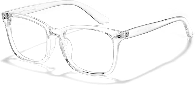 Image of Roshfort Square Zero Power Blue Cut Computer Glasses | Gaming Glasses | Anti Glare, Lightweight & Blocks Harmful Rays | UV Protection Specs | Men & Women | Medium