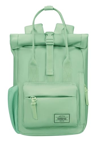 American Tourister Urban Groove UG16 - Mini Mochila 31 cm - Mochila Infantil Ergonómica con Portabotellas, Ligera y Cómoda - 7L - Verde Pastel