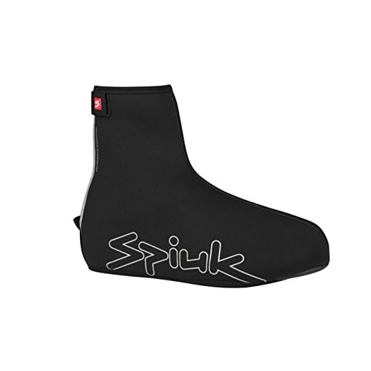 Spiuk Top Ten Neopreno - Cubre zapatillas unisex, color negro, talla L / XL