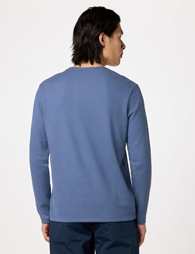 BOSS Waffle Long Sleeve Shirt, Blue Corn, M3