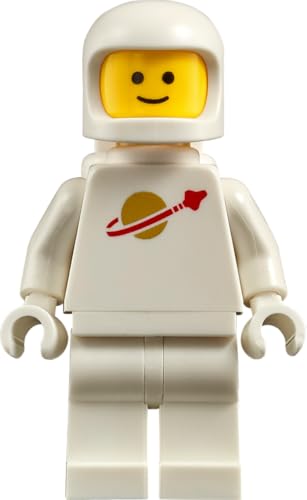 Lego Classic Space: Einzelne Lego Astronauten Figur in Weiß von Set 10497, Klassische Space Minifigur