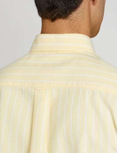Image of U.S. Polo ASSN. Men's Yarn Dyed Oxford Stripe Spread Collar Full Sleeve Shirts