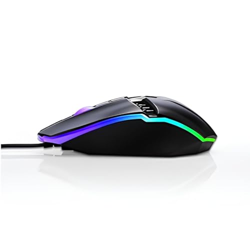 Image of Wired Gaming Combo with LED Backlit USB Keyboard & Mouse Gold Plated USB, Braided Cable (Does not Support iPad Tablet mobiles)