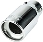 DC Sport Polished Stainless Steel Universal Bolt On Exhaust Slant Cut Tip 2.875' Inlet 3.87' Outlet