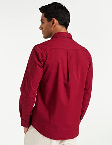 Image of Amazon Brand - Symbol Men's Cotton Shirt | Casual | Plain | Full Sleeve | Summer - Regular Fit (Available in Plus Sizes)