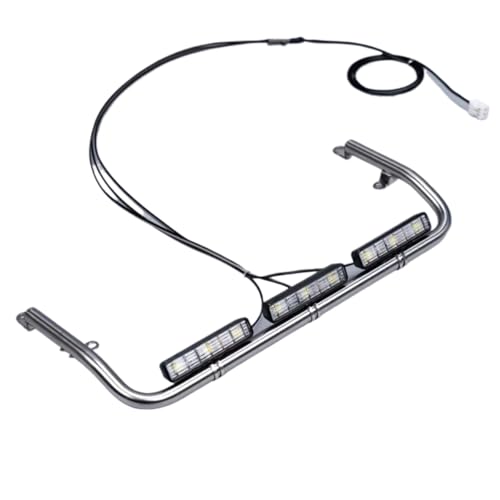 Focos para Tamiya con luces de 3 V potentes sobre barra de acero inoxidable resistente