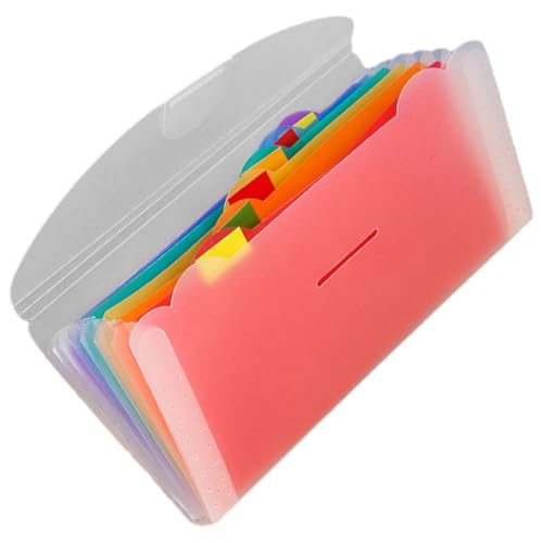 Abaodam 風琴ファイルフォルダー 多ポケット 書類オーガナイザー インデックス付 持ち運び便利 事務用品 受付領収書整理用