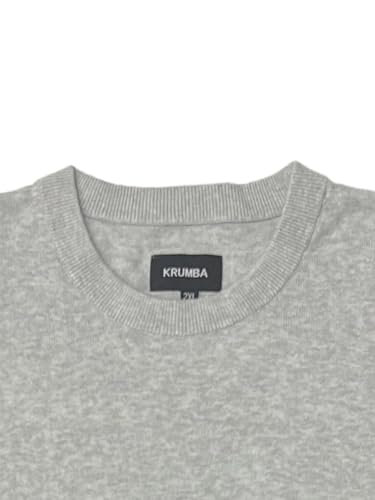 Krumba Mens Long Sleeve Crew Neck Plus Size Stripe Design Sweater3