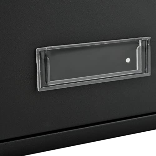 Brievenbus Wand Hangend - Maxozo Letry - Postbus Mailbox - Wandbrievenbus - Aluminium - Zwart - Afbeelding 8